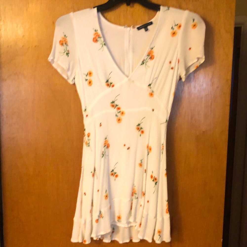 Kendall & Kylie white sunflower dress